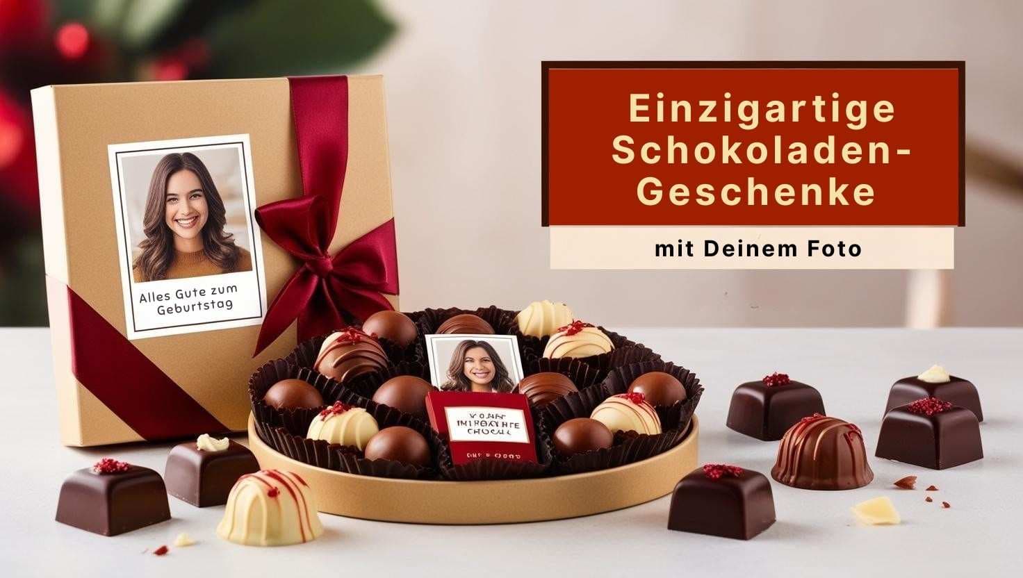 Personalisierte Schokolade mit eigenem Foto gestalten – my SCHOKO WORLD
