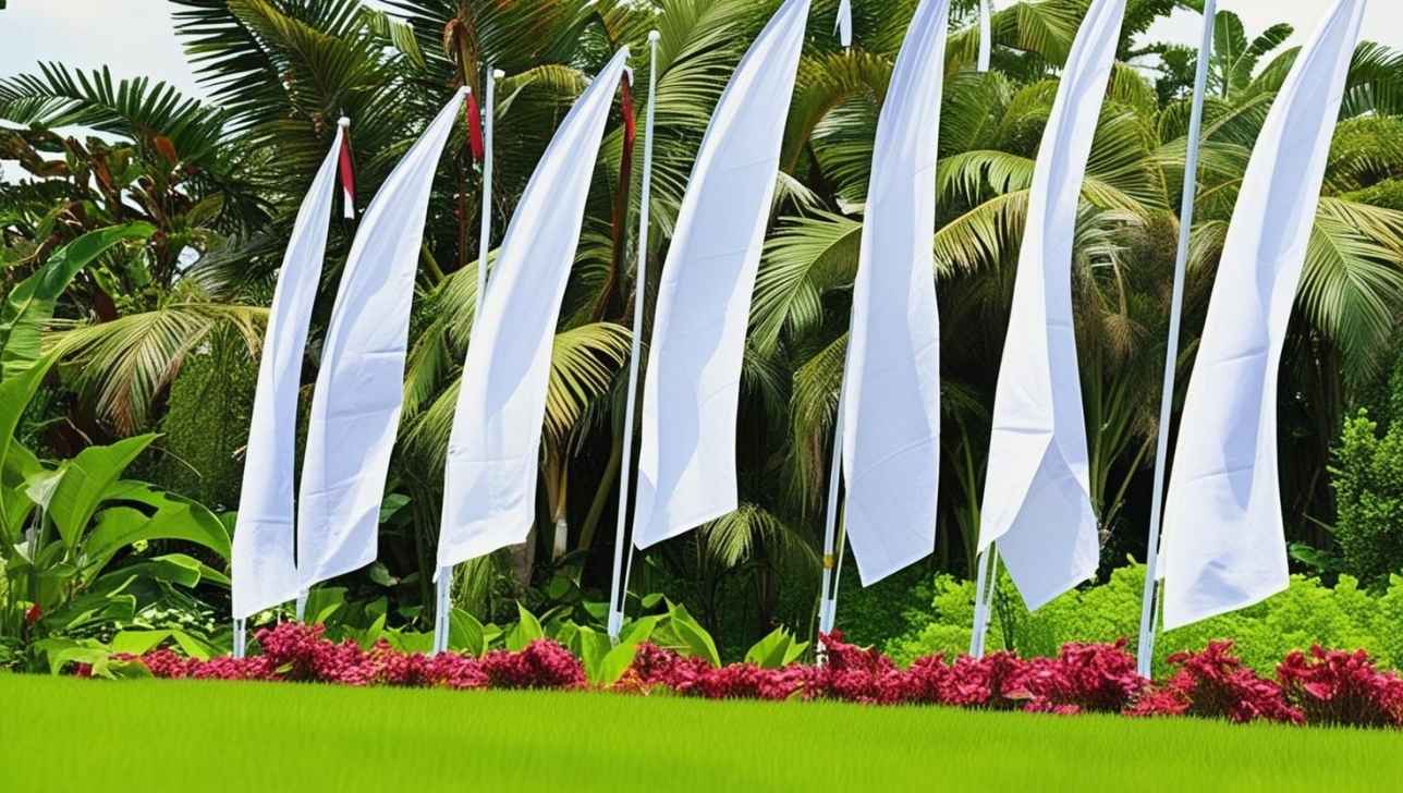 Originale Balifahnen von Dekovalenz – Handgefertigte Gartendeko aus Bali