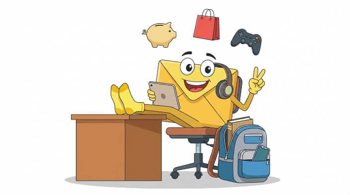 Teenager verdient Taschengeld mit Online-Umfragen auf dem Tablet